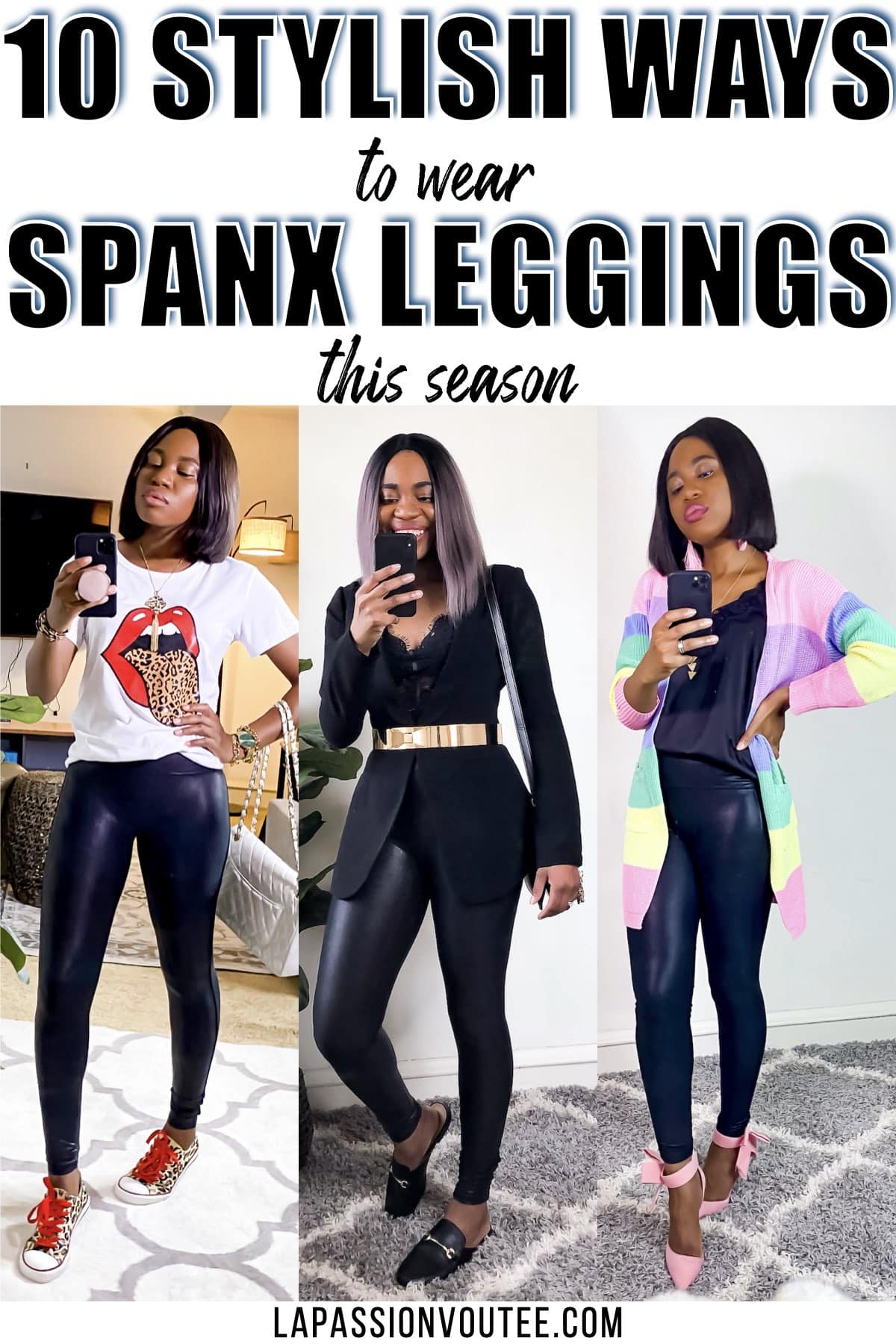 How To Style Faux Leather Leggings?