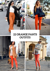 How To Wear Orange Leggings?