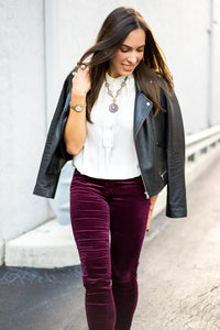 What To Wear With Velvet Leggings?