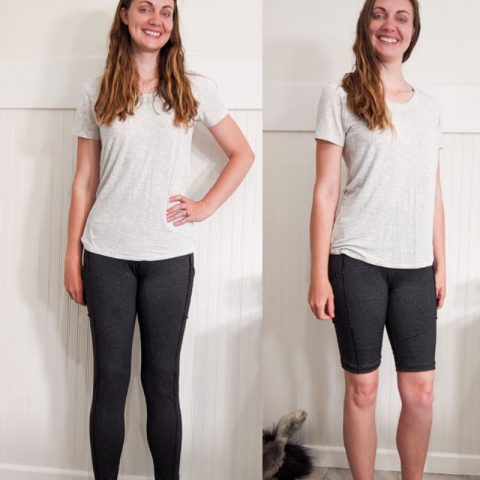 How To Make Biker Shorts From Leggings?