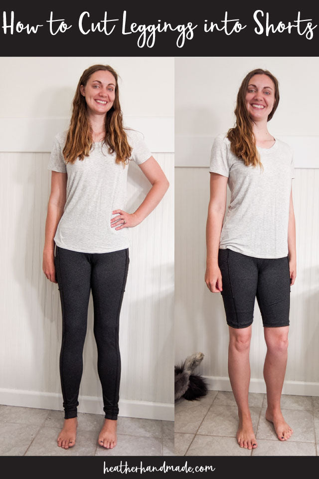 How To Make Leggings Into Shorts?