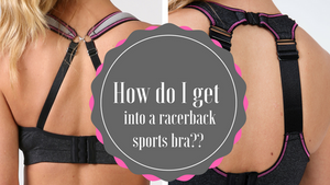 How To Put On A Cross Back Sports Bra?