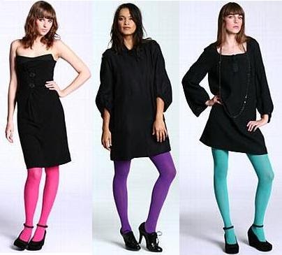 What Color Leggings To Wear With Black Dress?