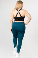 Women's High Waist Tech Pocket Workout Leggings (Queen/Plus Size)(3 Colors) - solowomen