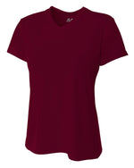 Women's Short Sleeve V-Neck Fusion Perfomance T-Shirt (S-L)(3 Colors) - solowomen